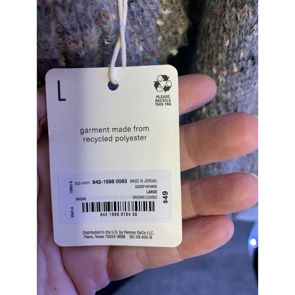 NWT A.n.a. Turtleneck Sweater in Taupe, Women's L Dolman Sleeve Jumper - Picture 9 of 10